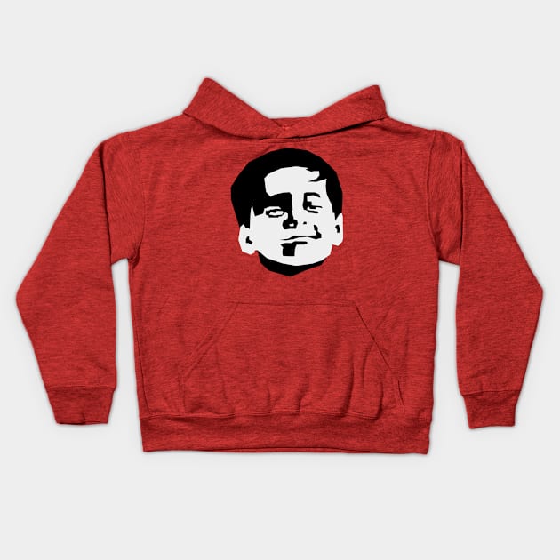 The Face of William Kids Hoodie by TheMeowstache